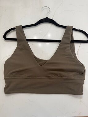 lululemon athletica Seamless V-Neck Bralette - Taupe Brown